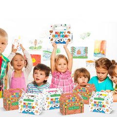 MinFyberd colorful gift boxes enhance party decor and take-home memories