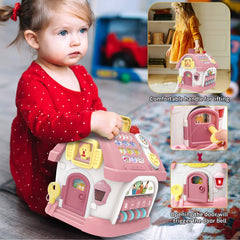 Ming You Learning House features rounded edges for safe toddler play.
