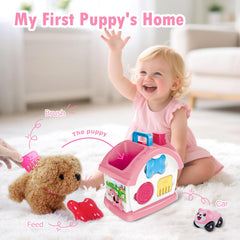 Ming You puppy car for pretend driving and on-the-go exploration.