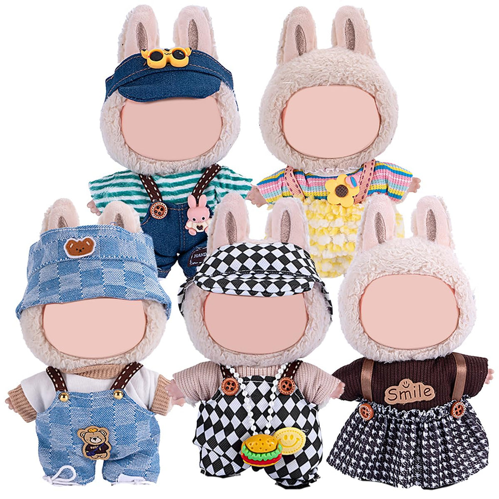 Mingmc 17cm doll clothes collection unboxing with five outfits for creative play