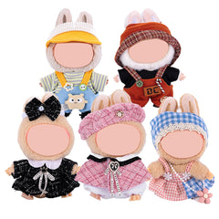 Mingmc five complete style sets displayed outfits for creative doll styling