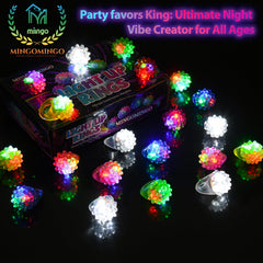 MINGOMINGO LED rings 1.6-inch size fits small fingers easily