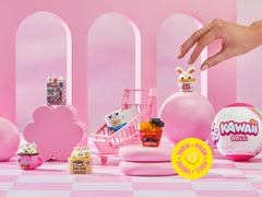 Mini Brands Kawaii 2-pack helps display neatly on shelves and desks.