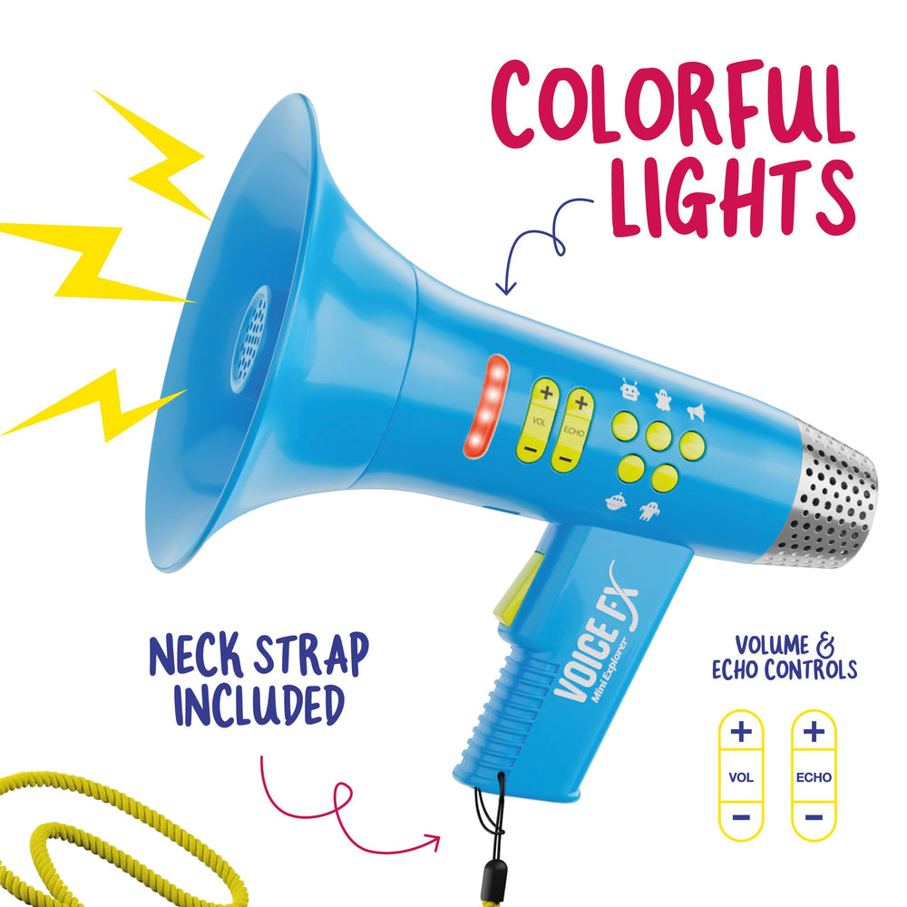 Mini Explorer voice changer USB charging scene for mess-free recharge sessions.