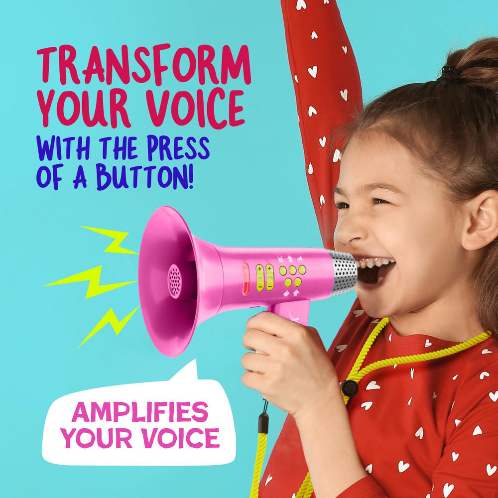 Mini Explorer voice changer charging via USB for endless playtime