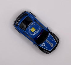 Mini RC blue Coke Can headlights illustrate night-ready fun