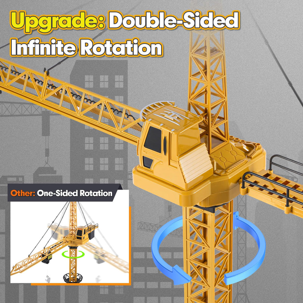 Mini Tudou crane base mount provides stable foundation for tall constructions.