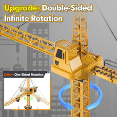 Mini Tudou crane base mount provides stable foundation for tall constructions.