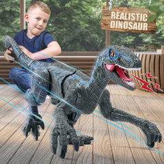 Mini Tudou large dinosaur toy front view enhances immersive pretend play