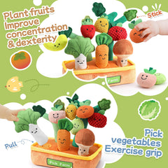 Mini Tudou soil-base-holes: loosen soil for stable pretend planting.