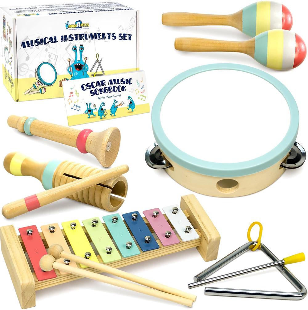 MINIARTIS baby musical instruments xylophone with color keys for early rhythm exploration
