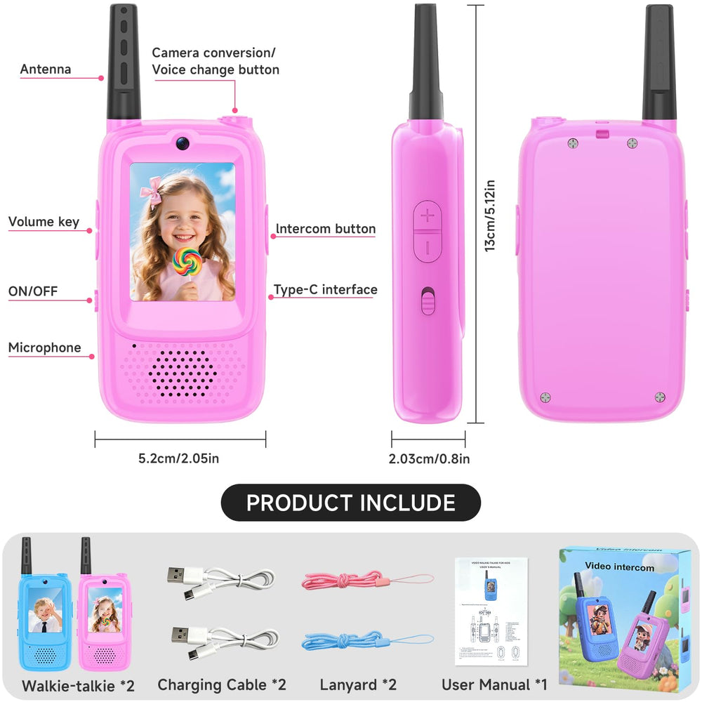 MINIBEAR rechargeable walkie talkies support reusable play sessions outdoors.