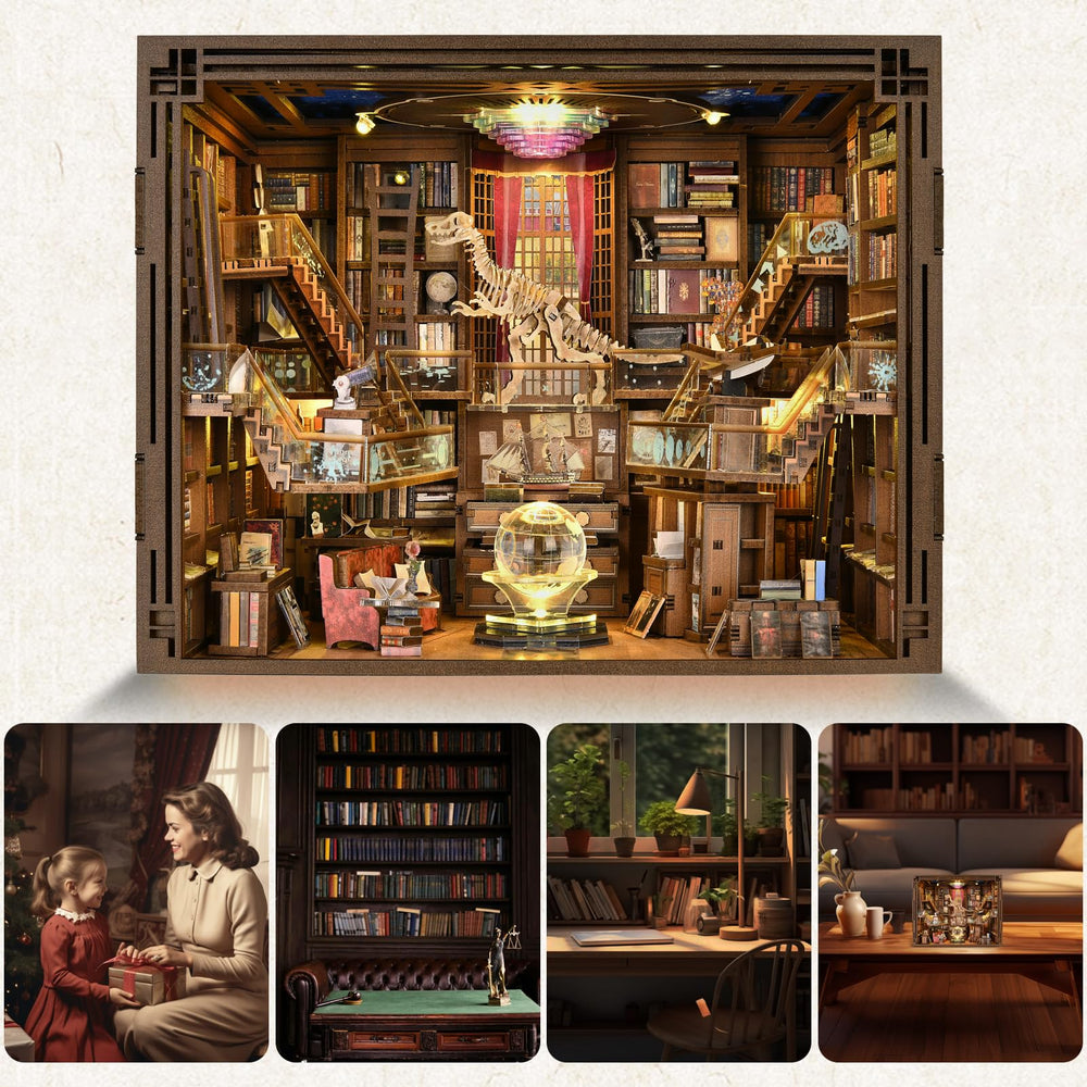 MiniCity Book Nook assembly process highlights dexterity and patience during DIY