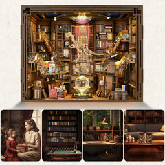 MiniCity Book Nook assembly process highlights dexterity and patience during DIY