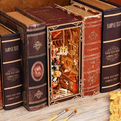 MiniCity Book Nook Art Nouveau design enriches home decor style.