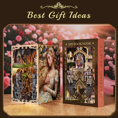 MiniCity Book Nook Kit engaging assembly for adults and hobbyists.