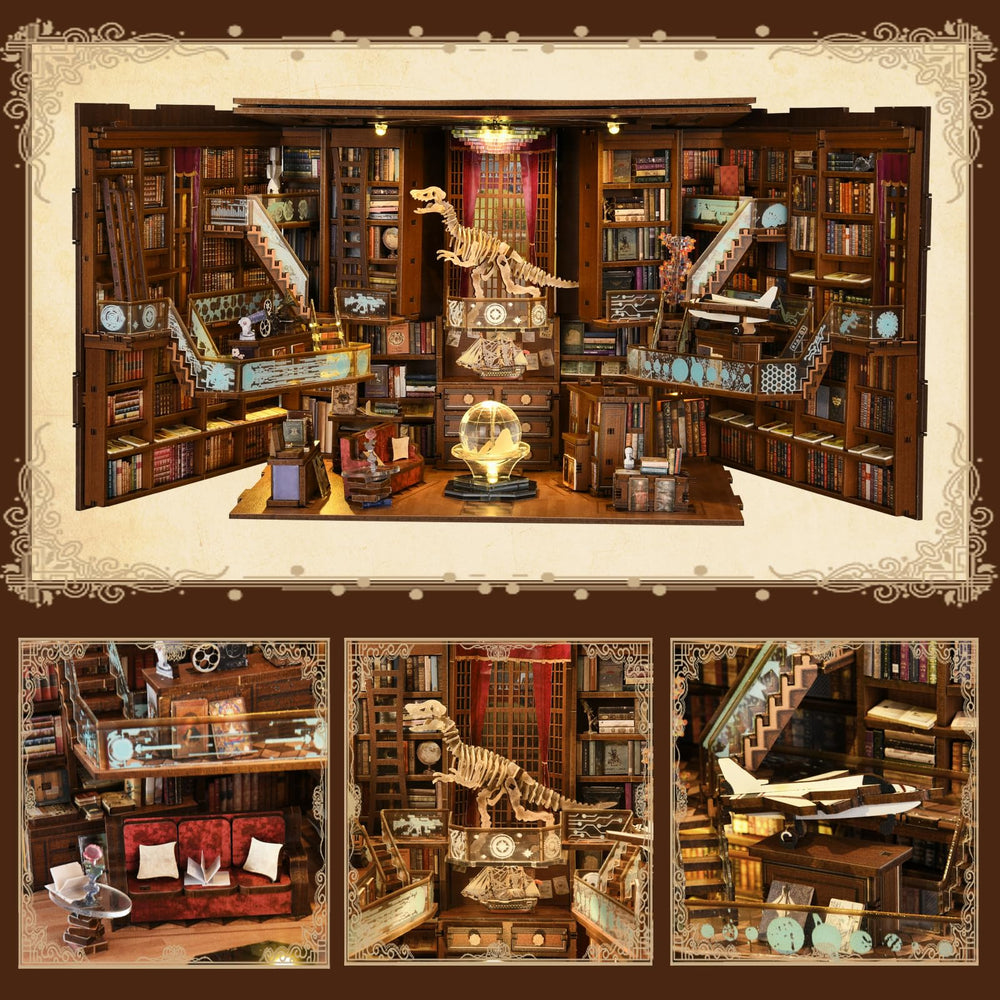 MiniCity Book Nook Kit includes e-manual to aid orientation and quick setup.