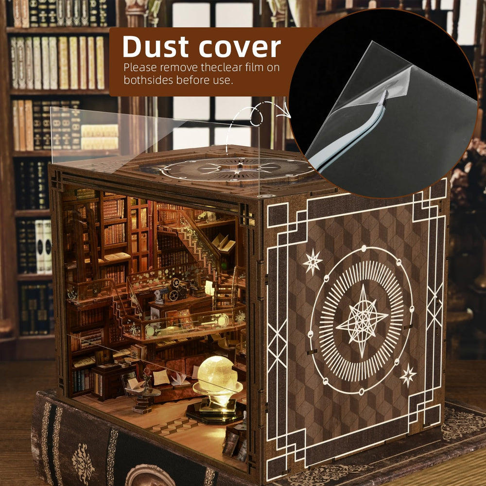 MiniCity Book Nook Kit gift-ready packaging for art lovers.