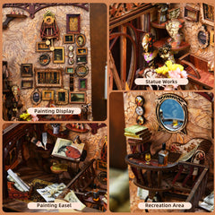 MiniCity Book Nook premium wood materials highlight durable craftsmanship.