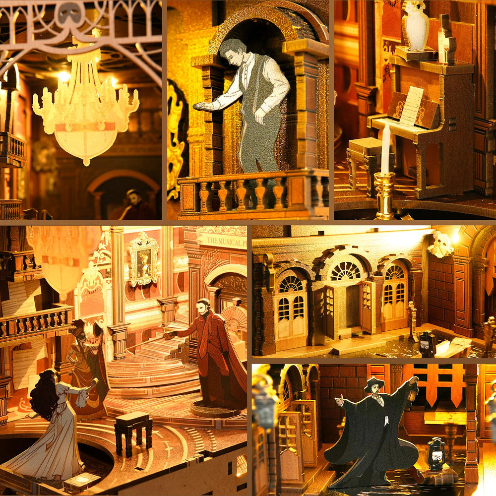 MiniCity LED-lit miniature dollhouse adds charm to desks.