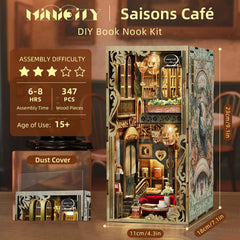MiniCity premium wood puzzle bookends emphasize durability for long-lasting display.