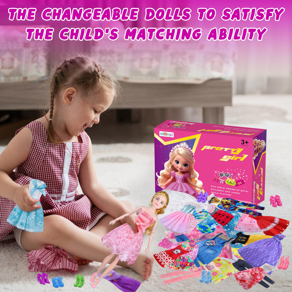 MINIFUN mirror and comb set for grooming and styling fun
