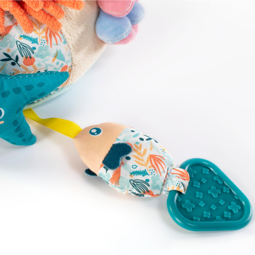 Miniland Sensorial Reef sensory center encourages fine motor skills.