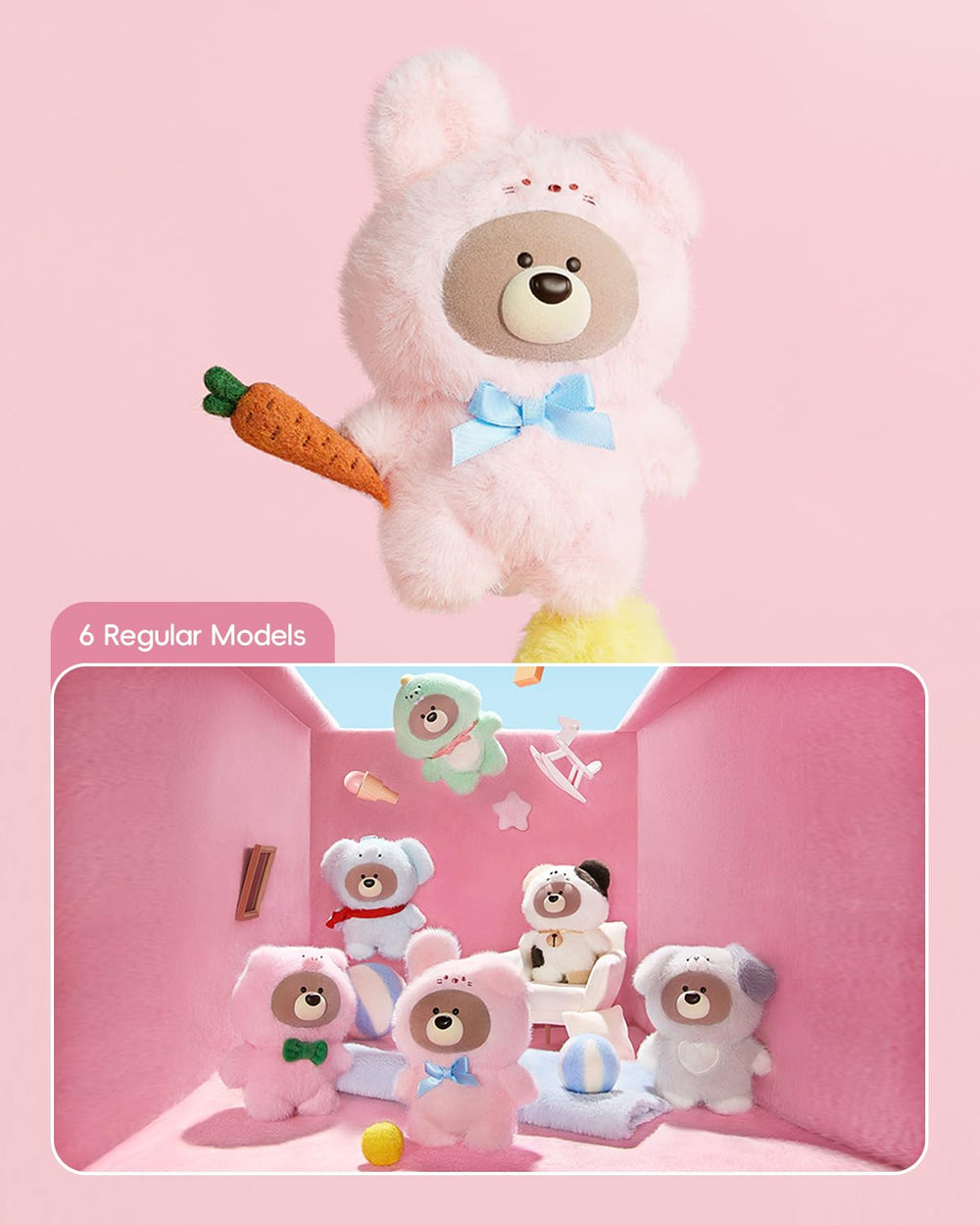 MINISO Gift Bear secret edition forest figure, a rare collector's find.
