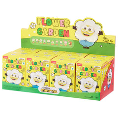 MINISO Minions in a flower park scene adds playful desk decor and conversation starters.