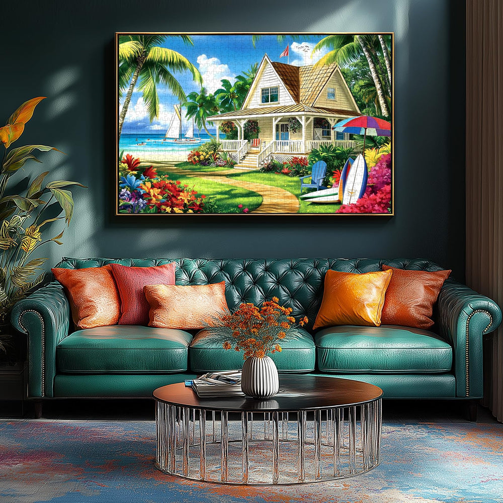 MINIWAN Coastal cottage imagery evokes nostalgic vibes during quiet evenings