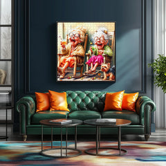 MINIWAN Autumn accents and rocking chairs create a cozy, nostalgic atmosphere.
