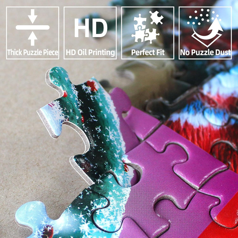 MINIWAN 1000-piece set ships with sturdy box and high-resolution poster.