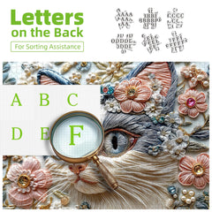 MINIWAN premium recycled cardboard puzzle pieces with rounded edges for comfort.