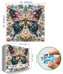 MINIWAN colorful crystal details puzzle highlights vibrant colors for engaging, mood-lifting evenings.