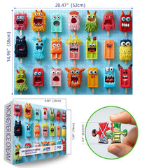 MINIWAN monster ice cream puzzle—bright pieces spark joyful evenings with loved ones.