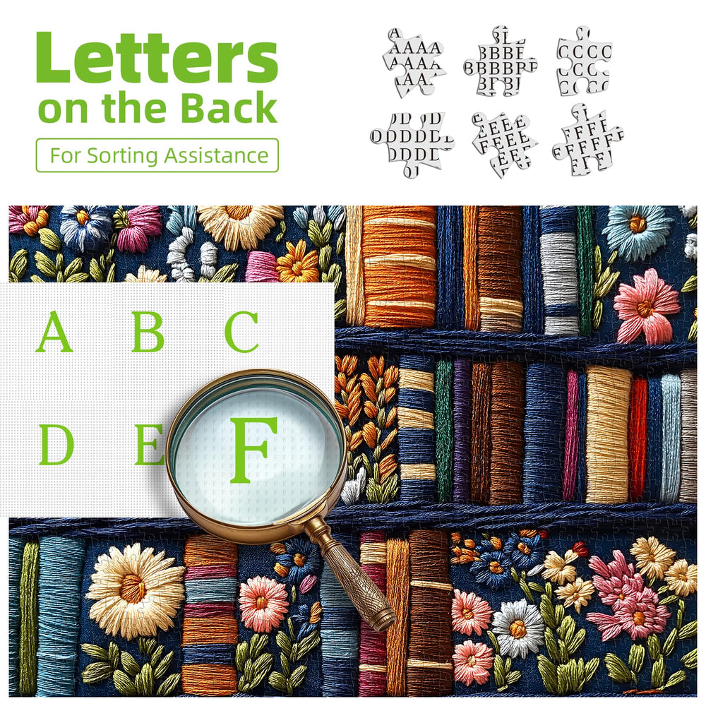 MINIWAN 20x20 inch puzzle scene ready for framing as wall art