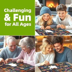 MINIWAN 500-piece puzzle suitable for solo or group puzzling sessions