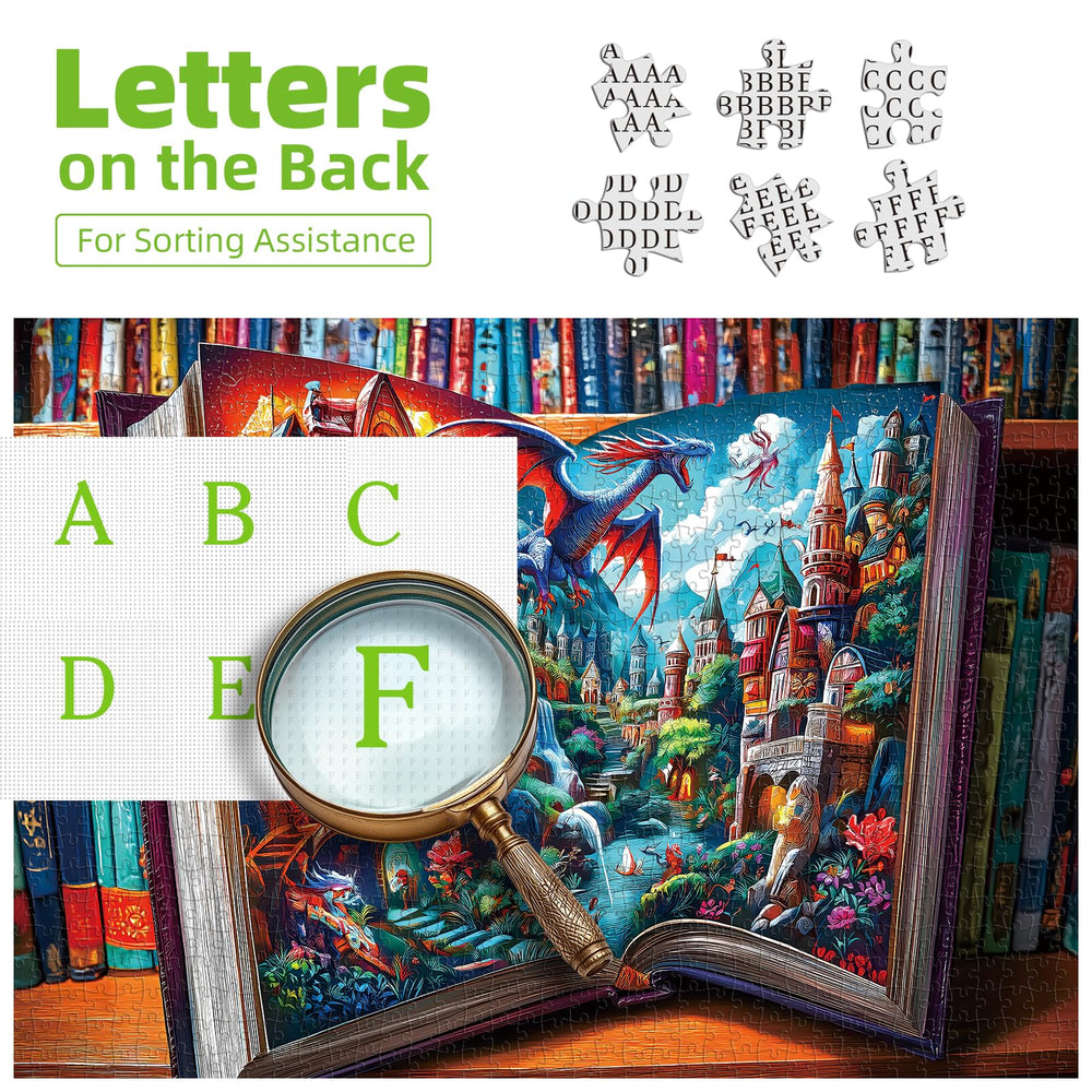 MINIWAN Fantasy World Landscape puzzle shows magical scenery