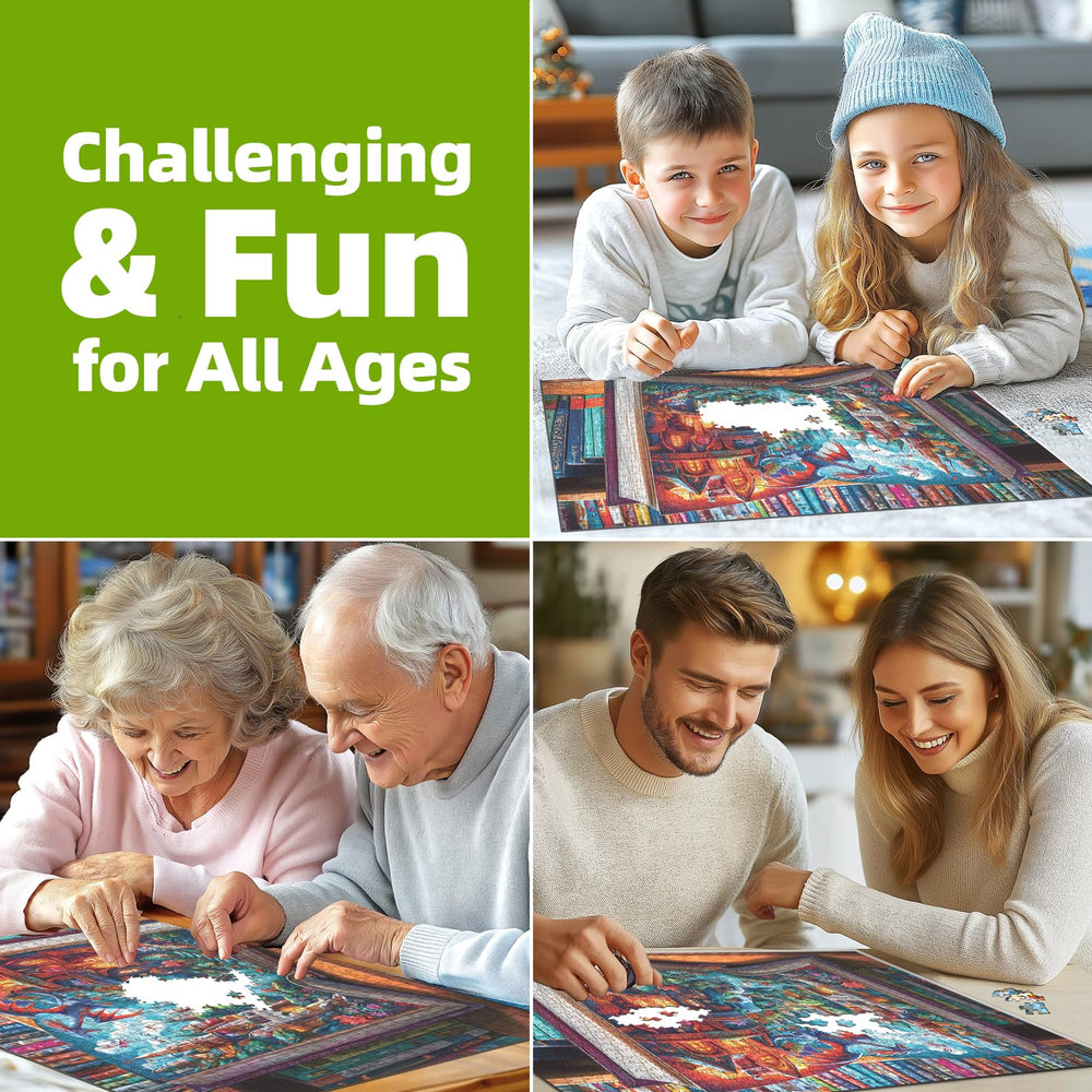 MINIWAN Finished size 27.56 by 19.69 inch for a generous puzzle session