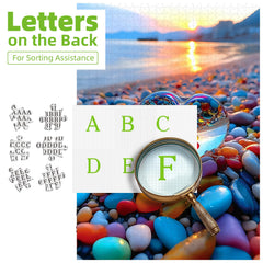 MINIWAN ocean view puzzle provides a scenic escape for focused, mindful play.