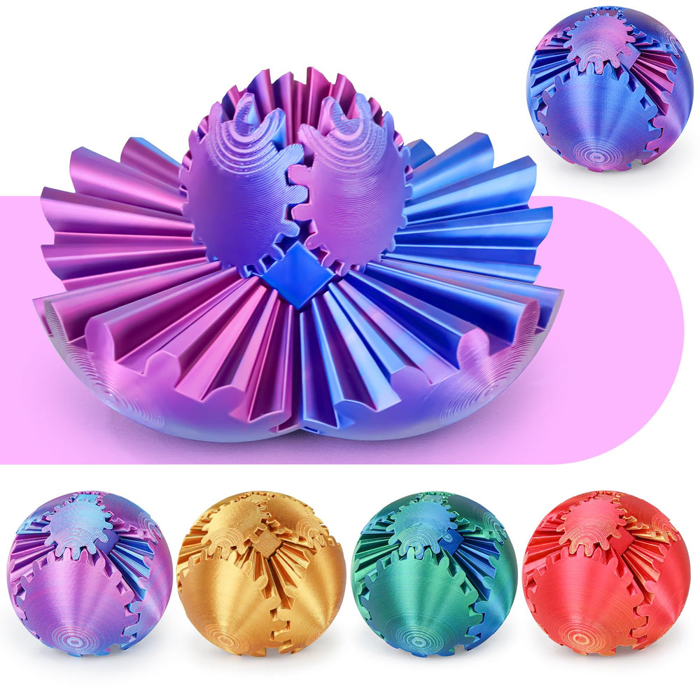 Minleway gear ball 3D-printed sphere for tactile focus and stress relief.