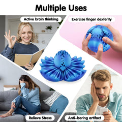 Minleway Gear Ball ergonomic hold emphasizes comfortable grip during work or study.