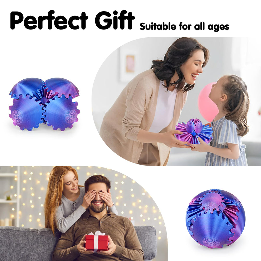 Minleway gift idea gear ball for all ages as a unique desk companion.