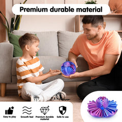 Minleway rotatable gear ball demonstrates smooth spins for calm focus.