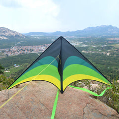 Delta Kite shows three ribbons fluttering for stable flight and visuals