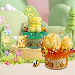 Miodog panda honey slime kit with molds and accessories for imaginative crafting