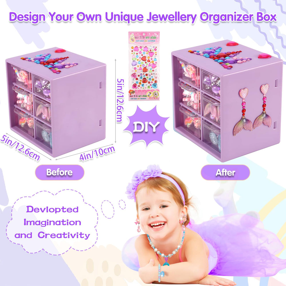 Mioram clip-on earrings provide pain-free dressing moments for young princesses.