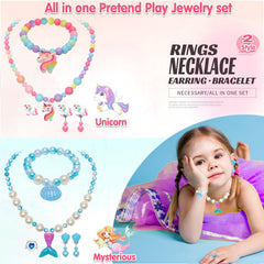 Mioram necklaces with pendants sparkling to inspire imaginative dress-up moments.