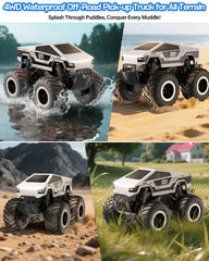Miortior RC car performing a wheelie for dynamic driving fun.