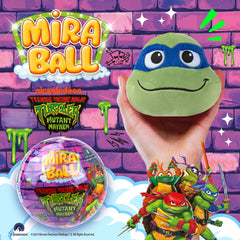 MiraBall collectible metal ball with ribbon becomes a festive ornament.